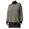 PERSONA by Marina Rinaldi Dark gray ribbed wool blend sweater 33.1364203 AFFRESCO MADE IN ITALY