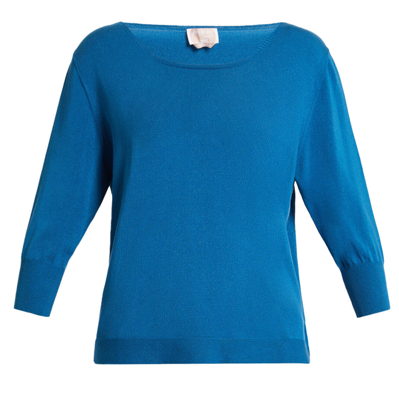 PERSONA by Marina Rinaldi N.O.W line Peacock stretch viscose sweater 33.7363033 ANICE MADE IN ITALY