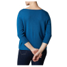 PERSONA by Marina Rinaldi N.O.W line Peacock stretch viscose sweater 33.7363033 ANICE MADE IN ITALY