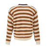 ATOMOFACTORY men's multicolor crew neck sweater bluette/blue/brown/white AFU04 MADE IN ITALY