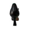 UPPER CLASS scarpa tango a t pelle bicolore nero/laminato petrolio C2301 MADE IN ITALY