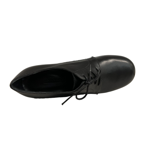 ENTOURAGE ILLIMITED black laced women's shoe FABIANA 100% leather MADE IN ITALY