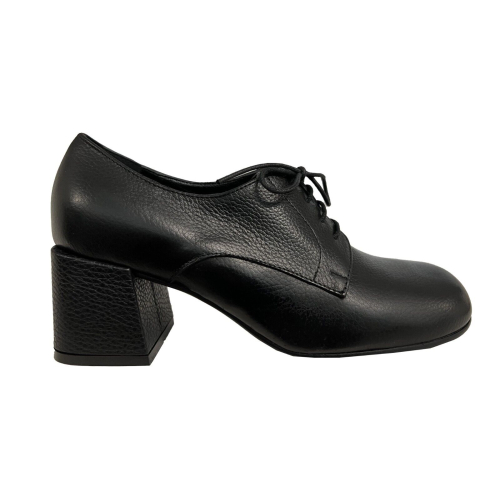 ENTOURAGE ILLIMITED black laced women's shoe FABIANA 100% leather MADE IN ITALY