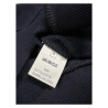 O'MER women's blue brushed crewneck sweatshirt OM054C 100% cotton MADE IN ITALY