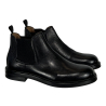 BOWMAN black men's shoe art GR4 GRAIN BLACK 100% leather MADE IN ITALY