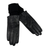 LA FEE MARABOUTEE black women's gloves leather+wool TROJAC