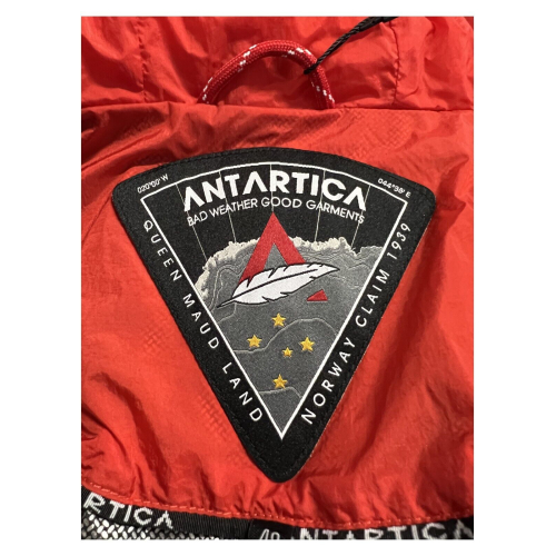 ANTARTICA by NORWAY man red down jacket art 16510 TARO 100% polyamide