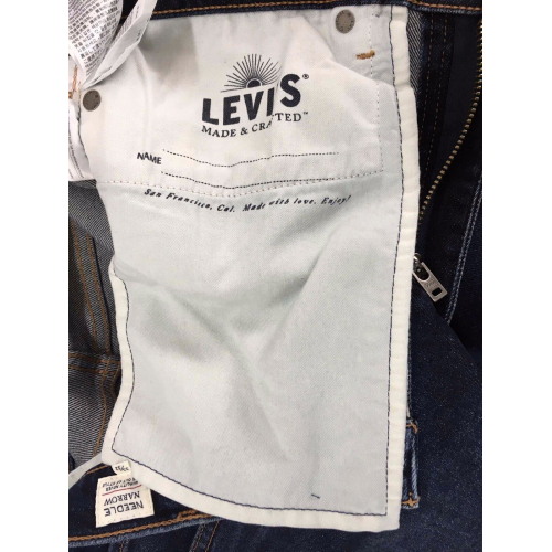 MADE & CRAFTED LEVI'S men's jeans mod NEEDLE NARROW 10001156369 59090-0057