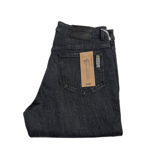 MARINA SPORT by Marina Rinaldi jeans nero slim 13.5183261 IDRASTE 98% cotone 2% elastan