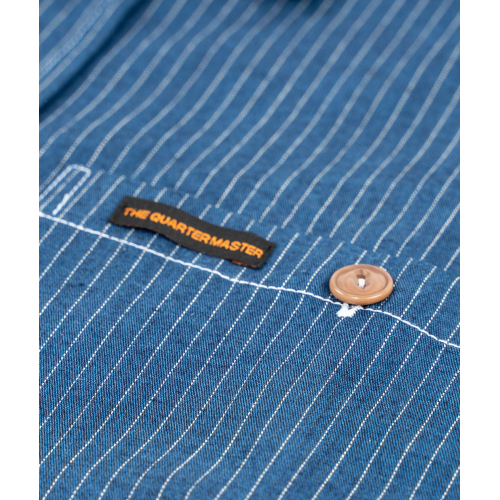 THE QUARTERMASTER USN Shirt Japan men's 100% Japanese cotton MADE IN ITALY