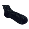 ICON LAB long socks for men in heavy wool blue/green pattern NOEL MADE IN ITALY