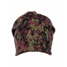 NEIRAMI black/green/burgundy patterned women's hat AC04BH LINING MADE IN ITALY