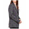 FRONT STREET 8 gray polka dot jacket 30262 01 MADE IN ITALY