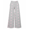 FRONT STREET 8 gray women's trousers with stars 30263 02 MADE IN ITALY