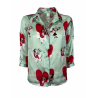 IL THE DELLE 5 LIMITED EDITION women's shirt OLIVIA CUORI SPOON 56ST MADE IN ITALY