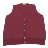 FERRANTE men's vest with buttons 100% wool MADE IN ITALY