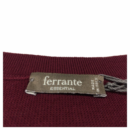 FERRANTE men's vest with buttons 100% wool MADE IN ITALY