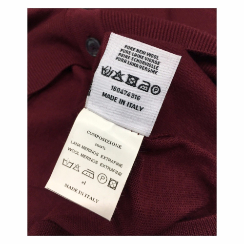 FERRANTE men's vest with buttons 100% wool MADE IN ITALY