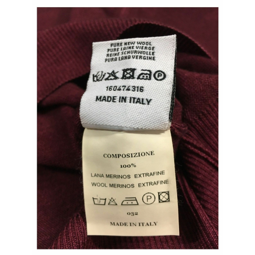 FERRANTE maglia uomo girocollo lavaggio dyed G22101 100% lana