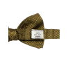 PAOLO DA PONTE men's silk bow tie with pincushion pattern 100% silk MADE IN ITALY