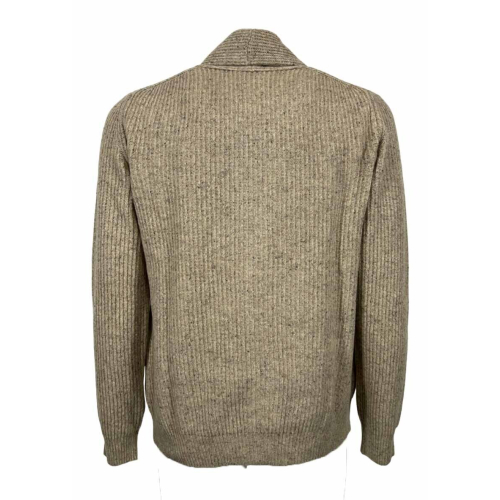 TERZO FUSO 1952 men's English rib shawl cardigan LB-5818 SHAWL COLLAR MADE IN ITALY