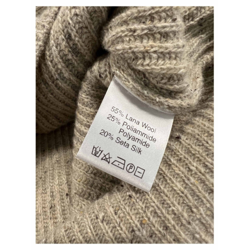 TERZO FUSO 1952 men's English rib shawl cardigan LB-5818 SHAWL COLLAR MADE IN ITALY
