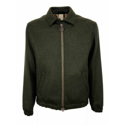 EQUIPE 70 green wool men's...