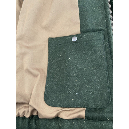 EQUIPE 70 green wool men's jacket EUL08 MARINA 100% wool MADE IN ITALY
