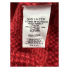 LA FEE MARABOUTEE maglia girocollo rosso/corallo/bordeaux COSINA MADE IN ITALY