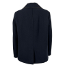 L’IMPERMEABILE men's blue jacket replica Marina PEACOT MGT regenerated wool MADE IN ITALY