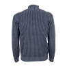 FLY 3 reversible sweater with English rib 2x1 MOCK TAMATA MU72313052381F 100% wool MADE IN ITALY