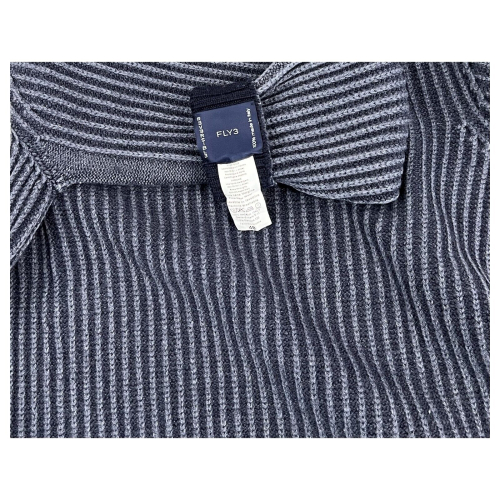 FLY 3 reversible sweater with English rib 2x1 MOCK TAMATA MU72313052381F 100% wool MADE IN ITALY