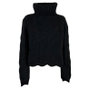 LIVIANA CONTI Tulip stitch sweater in recycled cashmere F3WC13