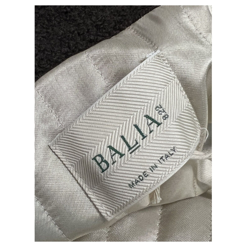 BALIA 8.22 women's brown boucle wool coat C08T125 MADE IN ITALY