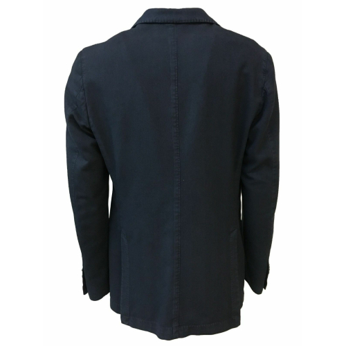 copy of MADSON by BottegaChilometriZero man jacket black washed sweatshirt DU22757 CARDIGAN OVER MADE IN ITALY