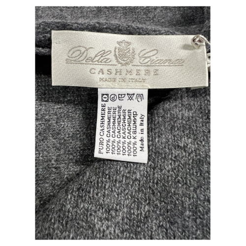 DELLA CIANA light knit men's scarf 2018/02 100% cashmere MADE IN ITALY