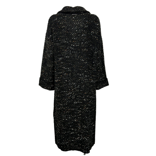 HUMILITY 1949 multicolor black knitted women's coat HB-GP-NAE MADE IN ITALY