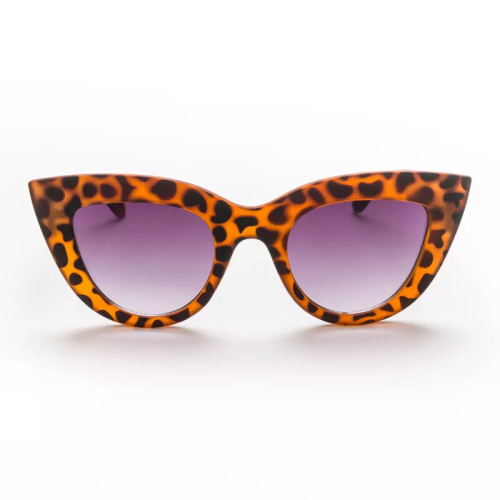 OKKIA occhiali da sole CLAUDIA BIG CAT EYE montatura tartaruga