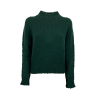 SEMICOUTURE green women's sweater S3WE02 wool MADE IN ITALY