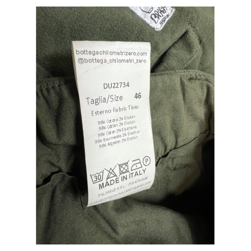 MADSON by BottegaChilometriZero pantalone uomo fustagno DU22734 REGULAR MADE IN ITALY