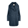 CENSURED double-breasted women's coat in soft Sherpa CW5024TFCU3_007