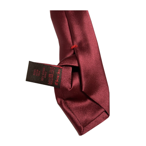 FIORIO MILANO cravatta uomo foderata lucida 100% seta MADE IN ITALY