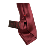 FIORIO MILANO men's shiny lined tie 100% silk MADE IN ITALY