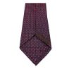 FIORIO MILANO men's lined tie with flower pattern, 100% silk MADE IN ITALY