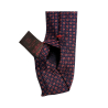 FIORIO MILANO men's lined tie with flower pattern, 100% silk MADE IN ITALY