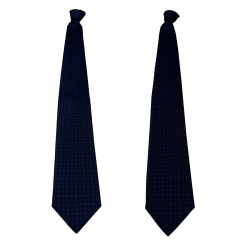 FIORIO MILANO men's tie lined micro-design hand-stitched 100% silk MADE IN ITALY