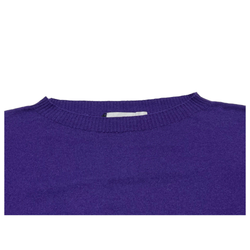 LIVIANA CONTI asymmetric maxi women's sweater F3WB02 wool MADE IN ITALY