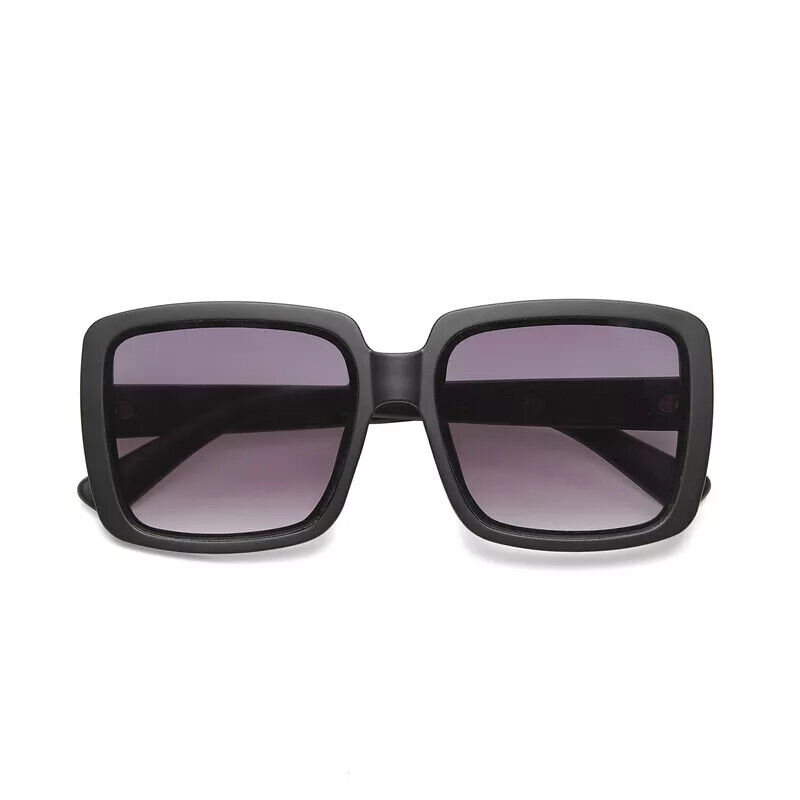 OKKIA occhiali da sole ALESSIA premontati Butterfly nero con montatura soft touch