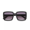 OKKIA occhiali da sole ALESSIA premontati Butterfly nero con montatura soft touch