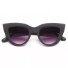 OKKIA CLAUDIA BIG CAT EYE sunglasses with black frame